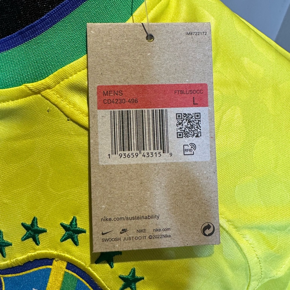 🇧🇷NWT-Nike Men’s Soccer jersey (Neymar)🇧🇷 - Picture 6 of 6
